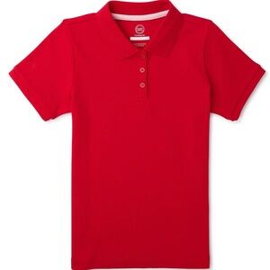 Wonder Nation Vibrant Red Polo Shirt